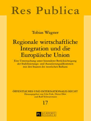 cover image of Regionale wirtschaftliche Integration und die Europäische Union